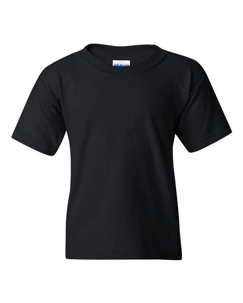 Gildan G500B Youth Heavy Cotton T-Shirt #color_BLACK