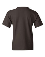 Gildan G500B Youth Heavy Cotton T-Shirt #color_DARK CHOCOLATE