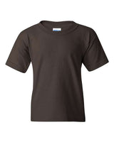 Gildan G500B Youth Heavy Cotton T-Shirt #color_DARK CHOCOLATE