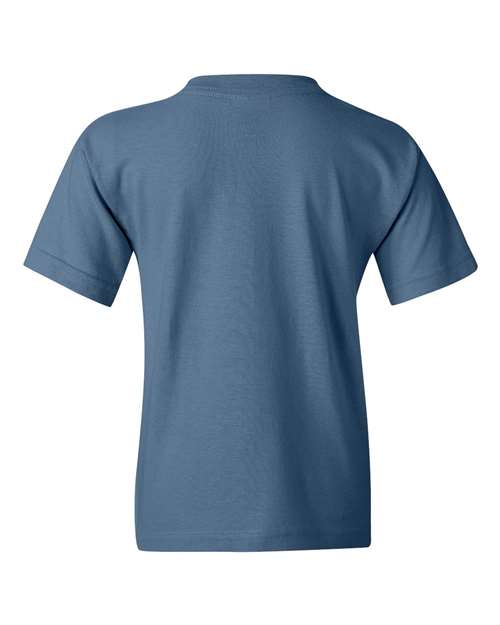Gildan G500B Youth Heavy Cotton T-Shirt #color_INDIGO BLUE