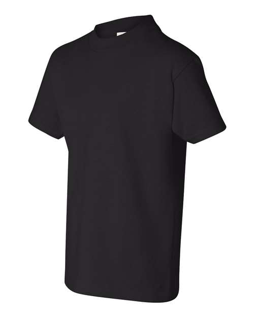 Hanes 54500 Youth Authentic-T T-Shirt #color_BLACK