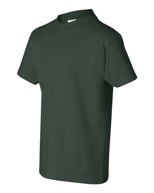 Hanes 54500 Youth Authentic-T T-Shirt #color_DEEP FOREST