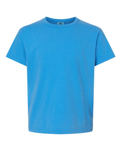 Comfort Colors C9018 Youth Midweight T-Shirt #color_ROYAL CARIBE