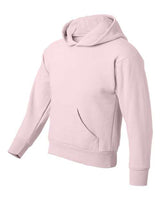Hanes P473 Youth EcoSmart 50/50 Pullover Hooded Sweatshirt #color_PALE PINK