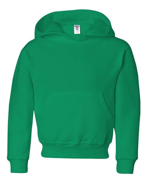 Jerzees 996Y Youth NuBlend Fleece Pullover Hooded Sweatshirt #color_KELLY