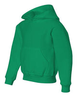 Jerzees 996Y Youth NuBlend Fleece Pullover Hooded Sweatshirt #color_KELLY