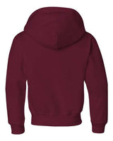 Jerzees 996Y Youth NuBlend Fleece Pullover Hooded Sweatshirt #color_MAROON