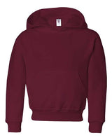 Jerzees 996Y Youth NuBlend Fleece Pullover Hooded Sweatshirt #color_MAROON