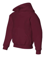Jerzees 996Y Youth NuBlend Fleece Pullover Hooded Sweatshirt #color_MAROON