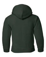 Gildan G185B Youth Heavy Blend 50/50 Hooded Sweatshirt #color_FOREST GREEN