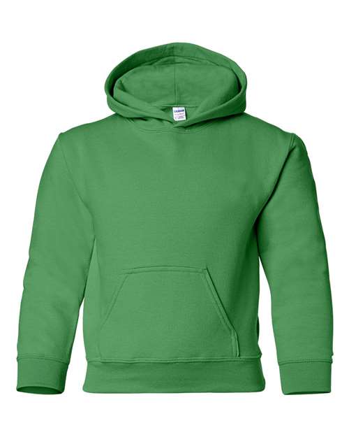 Gildan G185B Youth Heavy Blend 50/50 Hooded Sweatshirt #color_IRISH GREEN
