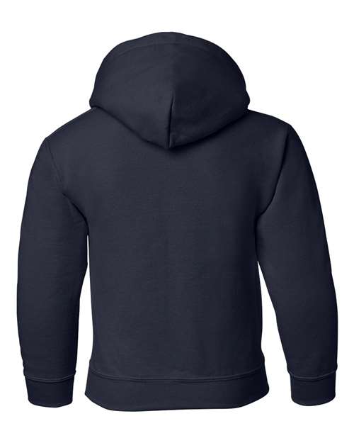 Gildan G185B Youth Heavy Blend 50/50 Hooded Sweatshirt #color_NAVY