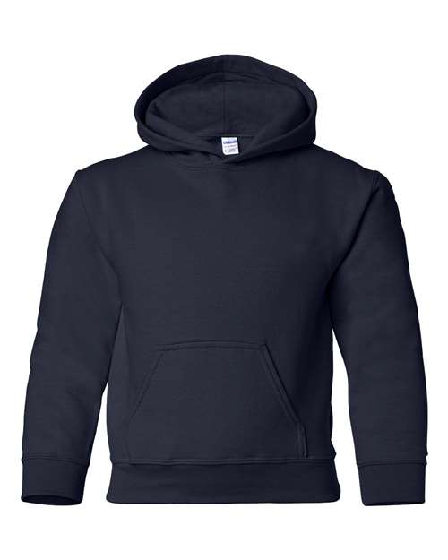 Gildan G185B Youth Heavy Blend 50/50 Hooded Sweatshirt #color_NAVY