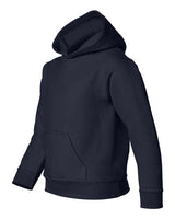 Gildan G185B Youth Heavy Blend 50/50 Hooded Sweatshirt #color_NAVY