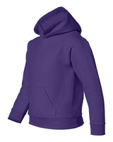 Gildan G185B Youth Heavy Blend 50/50 Hooded Sweatshirt #color_PURPLE