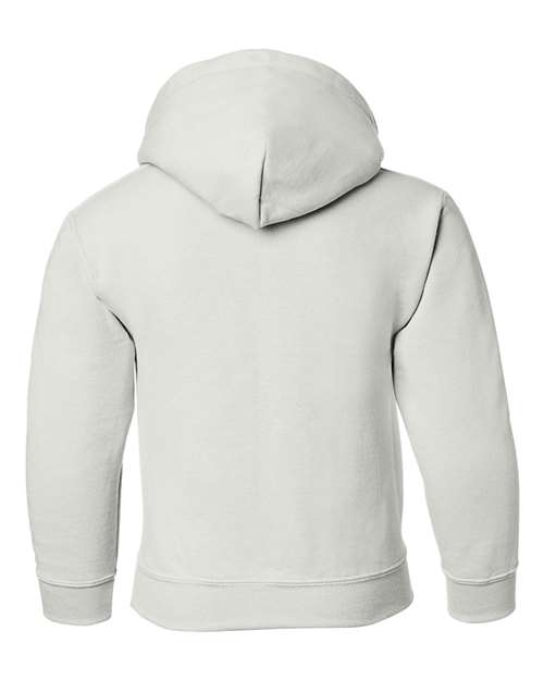 Gildan G185B Youth Heavy Blend 50/50 Hooded Sweatshirt #color_WHITE