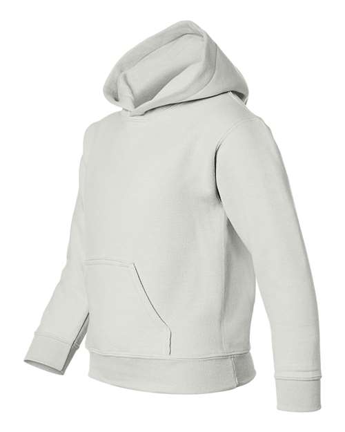 Gildan G185B Youth Heavy Blend 50/50 Hooded Sweatshirt #color_WHITE
