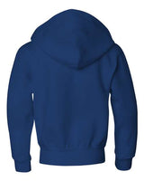 Jerzees 993B Youth NuBlend Fleece Full-Zip Hooded Sweatshirt #color_ROYAL