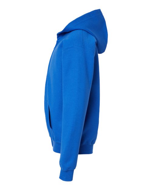 Gildan G186B Youth Heavy Blend 50/50 Full-Zip Hooded Sweatshirt #color_ROYAL