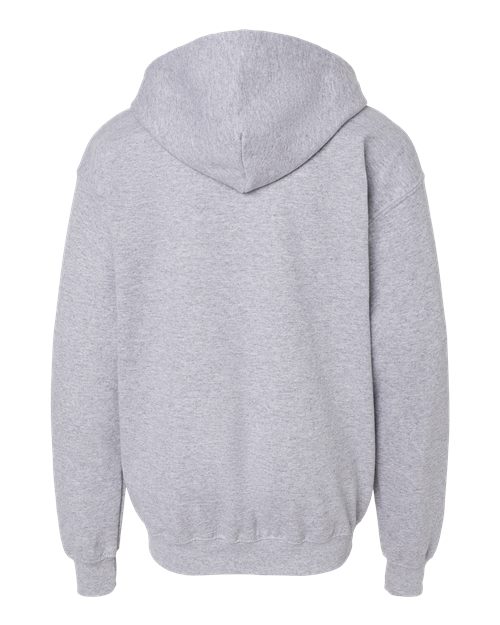 Gildan G186B Youth Heavy Blend 50/50 Full-Zip Hooded Sweatshirt #color_SPORT GREY