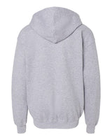 Gildan G186B Youth Heavy Blend 50/50 Full-Zip Hooded Sweatshirt #color_SPORT GREY