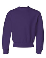Jerzees 562B Youth NuBlend Fleece Crew #color_DEEP PURPLE