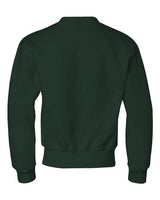 Jerzees 562B Youth NuBlend Fleece Crew #color_FOREST GREEN