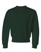 Jerzees 562B Youth NuBlend Fleece Crew #color_FOREST GREEN