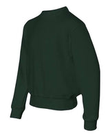Jerzees 562B Youth NuBlend Fleece Crew #color_FOREST GREEN