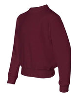 Jerzees 562B Youth NuBlend Fleece Crew #color_MAROON