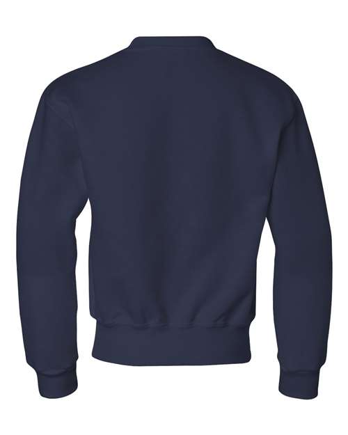 Jerzees 562B Youth NuBlend Fleece Crew #color_J NAVY