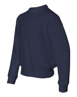 Jerzees 562B Youth NuBlend Fleece Crew #color_J NAVY