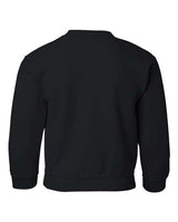 Gildan G180B Youth Heavy Blend 50/50 Fleece Crew #color_BLACK