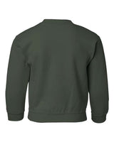 Gildan G180B Youth Heavy Blend 50/50 Fleece Crew #color_FOREST GREEN