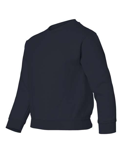 Gildan G180B Youth Heavy Blend 50/50 Fleece Crew #color_NAVY