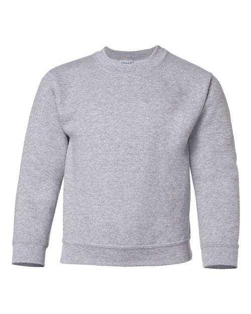 Gildan G180B Youth Heavy Blend 50/50 Fleece Crew #color_SPORT GREY