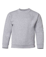 Gildan G180B Youth Heavy Blend 50/50 Fleece Crew #color_SPORT GREY