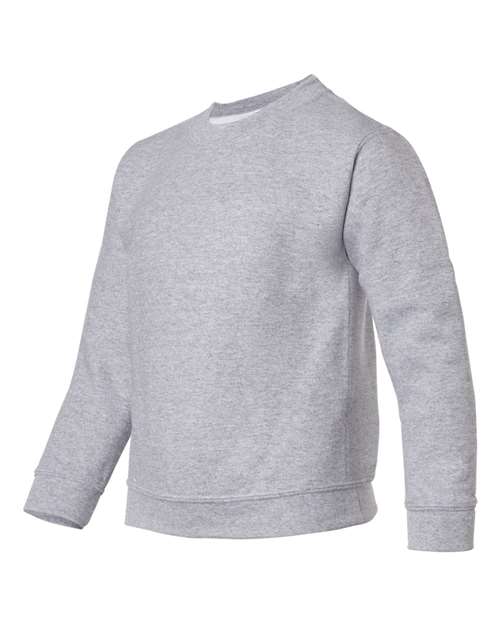 Gildan G180B Youth Heavy Blend 50/50 Fleece Crew #color_SPORT GREY