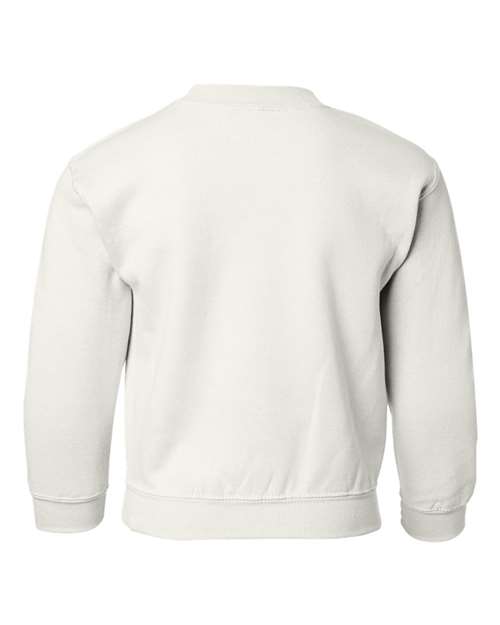 Gildan G180B Youth Heavy Blend 50/50 Fleece Crew #color_WHITE
