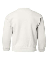Gildan G180B Youth Heavy Blend 50/50 Fleece Crew #color_WHITE
