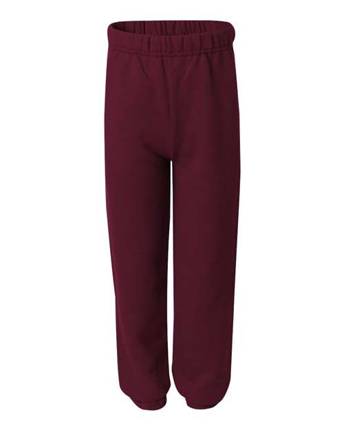 Jerzees 973B Youth NuBlend Fleece Sweatpants #color_MAROON