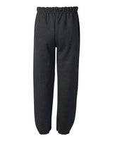 Gildan G182B Youth Heavy Blend 50/50 Sweatpant #color_BLACK