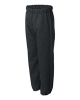 Gildan G182B Youth Heavy Blend 50/50 Sweatpant #color_BLACK