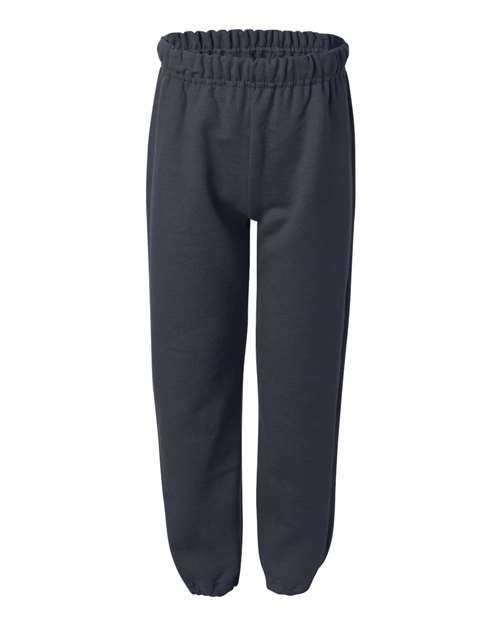 Gildan G182B Youth Heavy Blend 50/50 Sweatpant #color_NAVY
