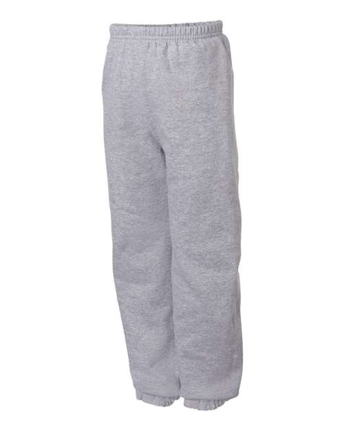 Gildan G182B Youth Heavy Blend 50/50 Sweatpant #color_SPORT GREY