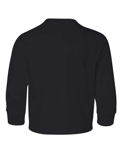 Jerzees 29BL Youth DRI-POWER ACTIVE Long-Sleeve T-Shirt #color_BLACK