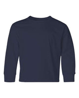 Jerzees 29BL Youth DRI-POWER ACTIVE Long-Sleeve T-Shirt #color_J NAVY
