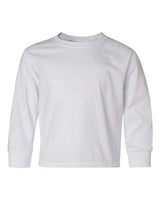 Jerzees 29BL Youth DRI-POWER ACTIVE Long-Sleeve T-Shirt #color_WHITE