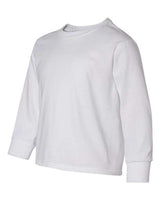 Jerzees 29BL Youth DRI-POWER ACTIVE Long-Sleeve T-Shirt #color_WHITE