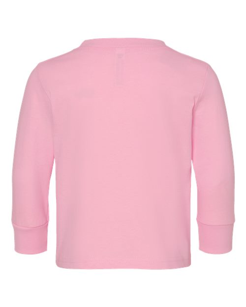 Rabbit Skins 3311 Toddler Long-Sleeve T-Shirt #color_PINK